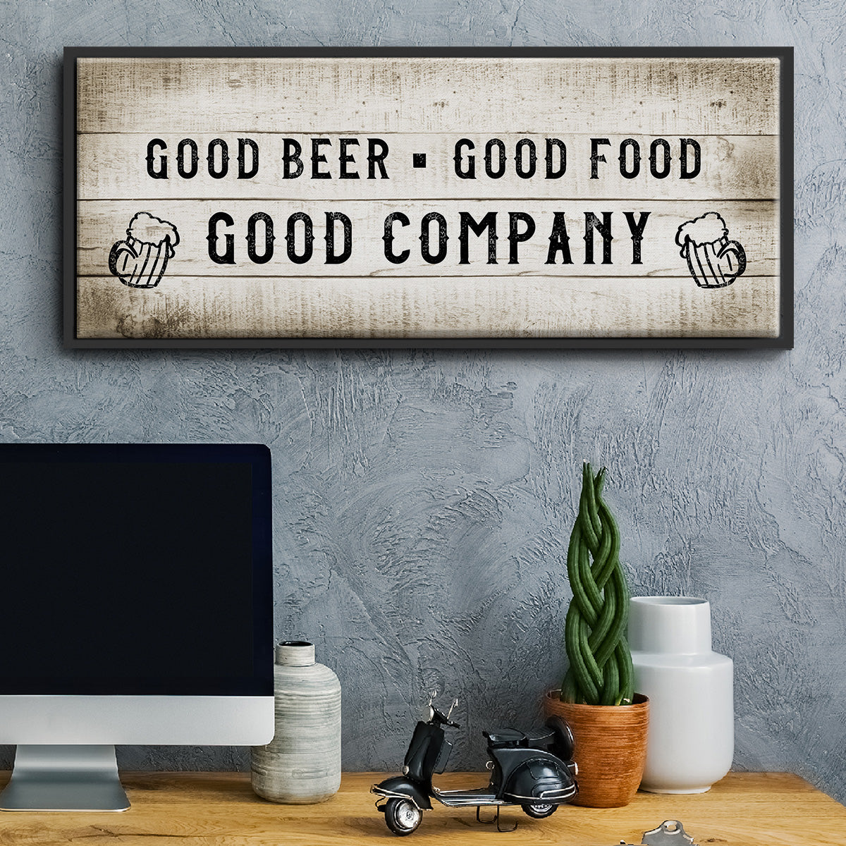 Good Company - Floater Framed Canvas Print
