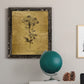 Gold Sketch Botanical II - Barnwood Framed Canvas Print
