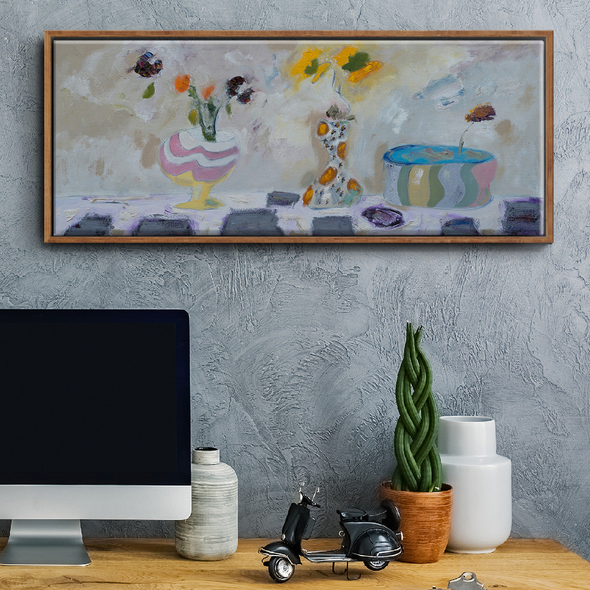 The Ring Leader - Floater Framed Canvas Print