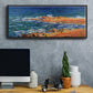 The 'Big Blue' Sea in Antibes, 1888 - Floater Framed Canvas Print