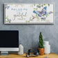 Begin Each Day - Floater Framed Canvas Print