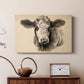 Charcoal Cow I - Canvas Art Print