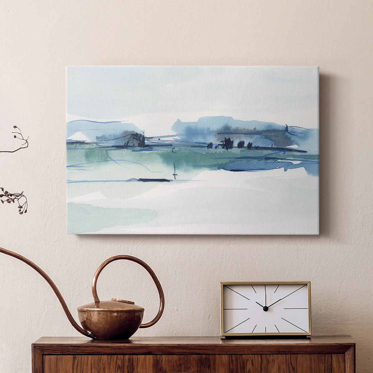 Ultramarine Vista II - Canvas Art Print