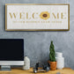 Welcome Happily Ever After - Floater Framed Canvas Print