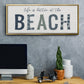 Beach Better - Floater Framed Canvas Print