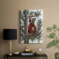 Lumberjack Bear Pine Tree Coffee Break - Canvas Art Print