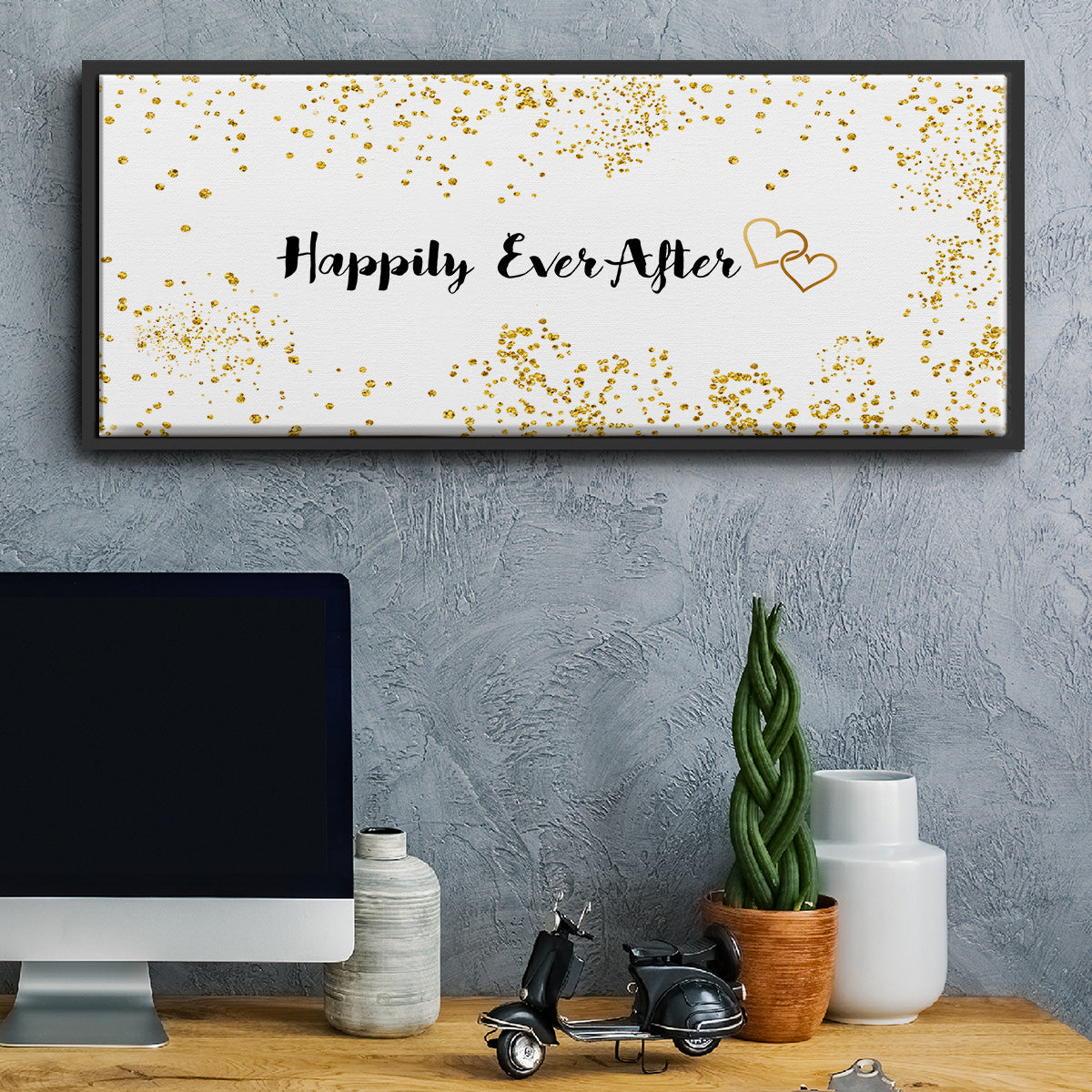 Happily Ever After - Floater Framed Canvas Print
