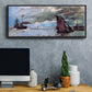 Seascape - Floater Framed Canvas Print