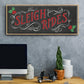 Sleigh Rides - Floater Framed Canvas Print