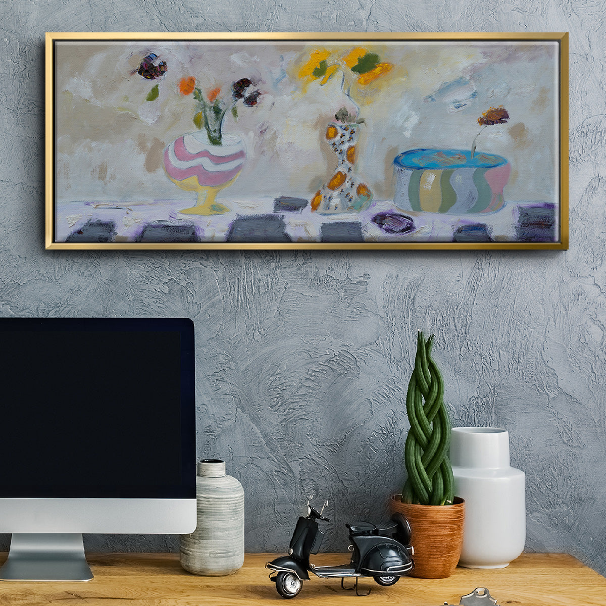 The Ring Leader - Floater Framed Canvas Print
