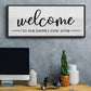 Welcome Ever After - Floater Framed Canvas Print