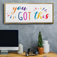 Rainbow Got This - Floater Framed Canvas Print