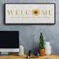 Welcome Happily Ever After - Floater Framed Canvas Print