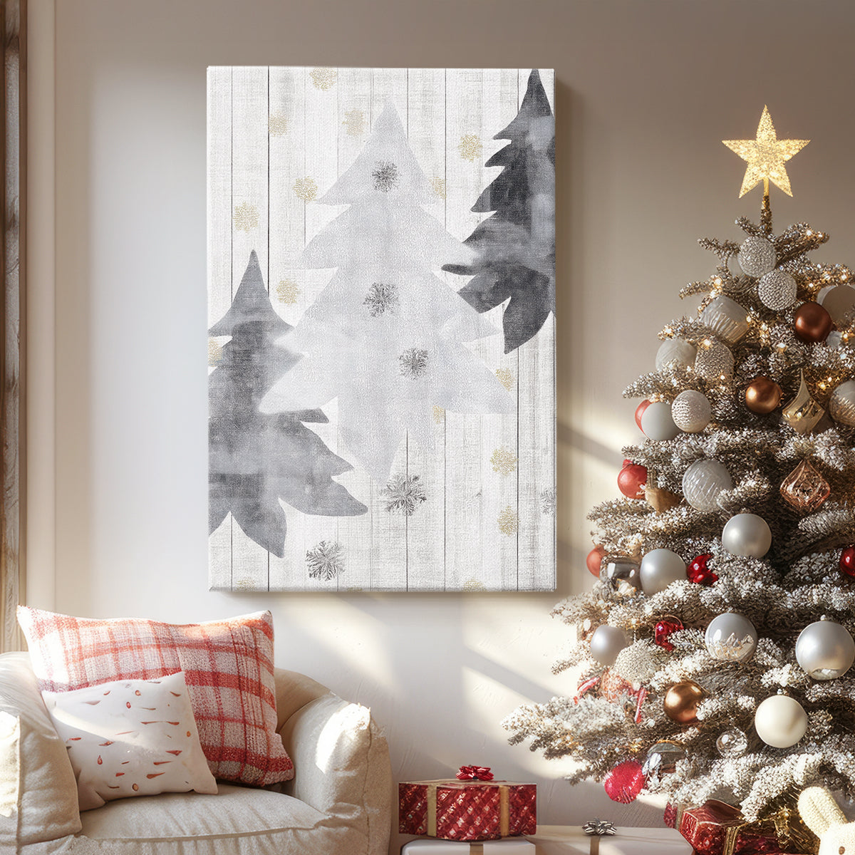 Frostlit Blessing - Canvas Art Print