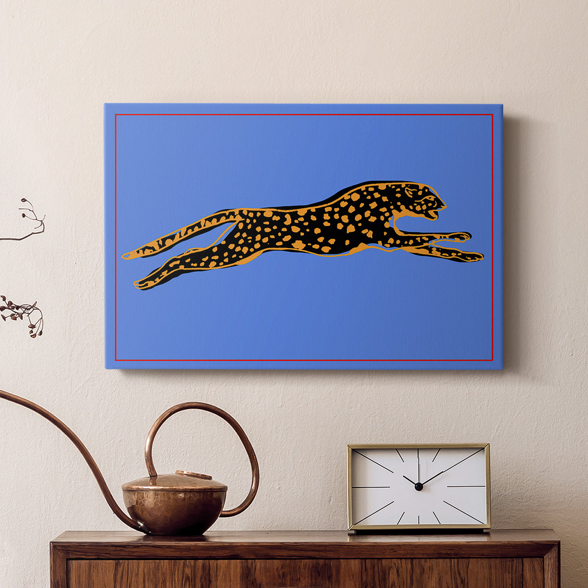 The Wild Leopard II - Canvas Art Print