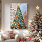 Pale Winter Wreath of Twilight - Canvas Art Print