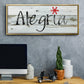 Alegria - Floater Framed Canvas Print