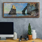 The Rocky Cliffs of Étretat - Floater Framed Canvas Print