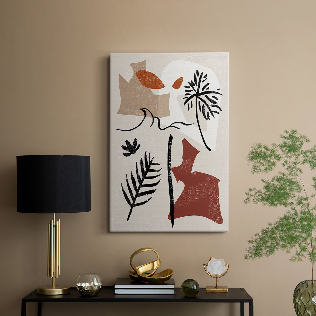 Soft Palms VI - Canvas Art Print