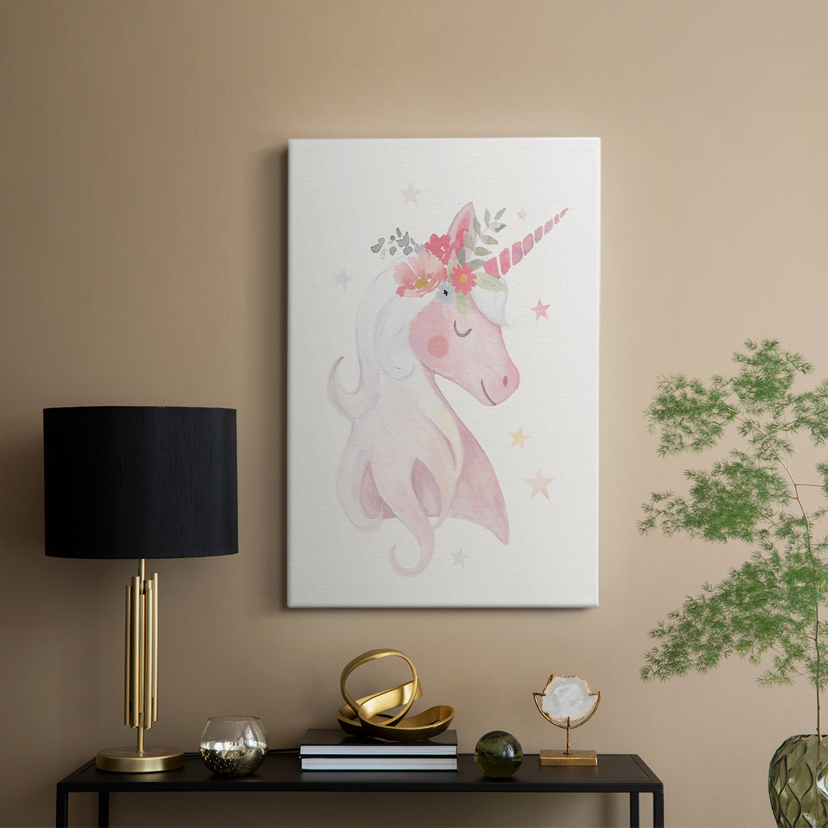 Sweet Unicorn II - Canvas Art Print