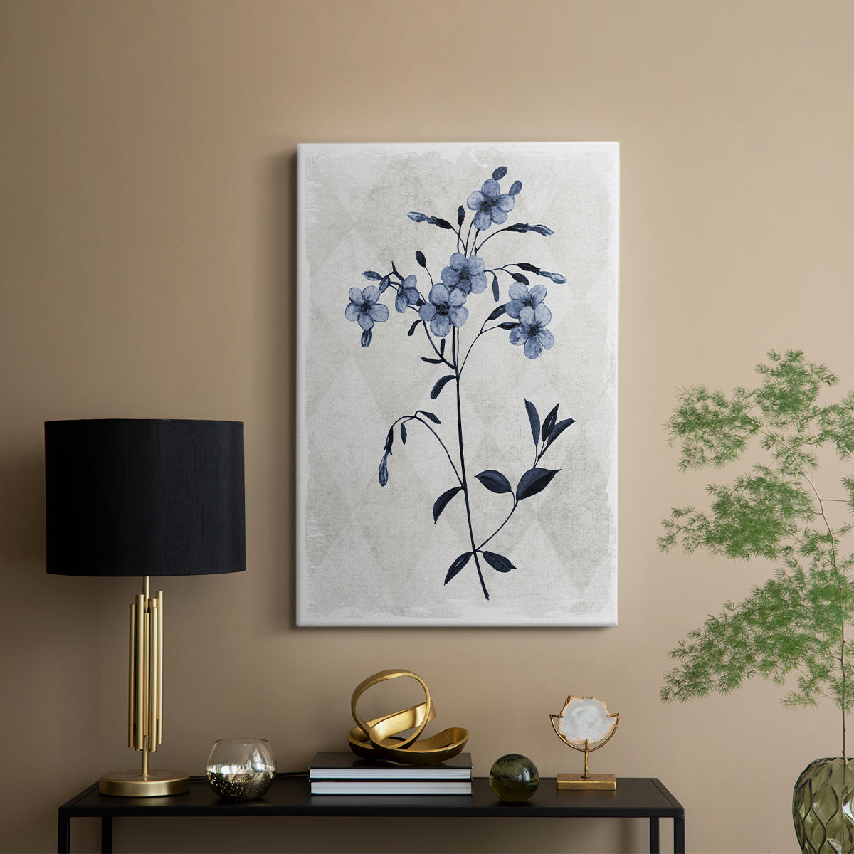 Harlequin Botanical III - Canvas Art Print
