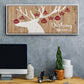 Dashing Through The Snow - Floater Framed Canvas Print