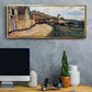 The Road in Giverny, 1885 - Floater Framed Canvas Print