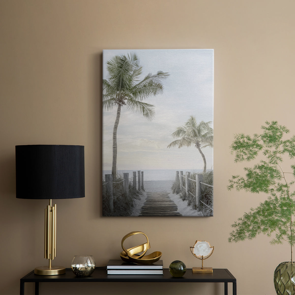 Palm Walk - Canvas Art Print