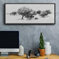 Treeline Sketch II - Floater Framed Canvas Print