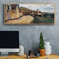 The Road in Giverny, 1885 - Floater Framed Canvas Print