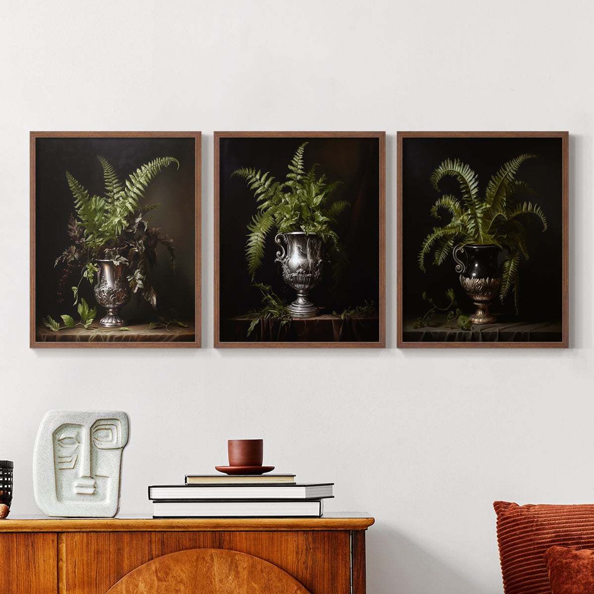 Floral Study Series LXXI - Restickable Framed Art Set