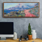 The Red Road Near Menton, 1884 - Floater Framed Canvas Print