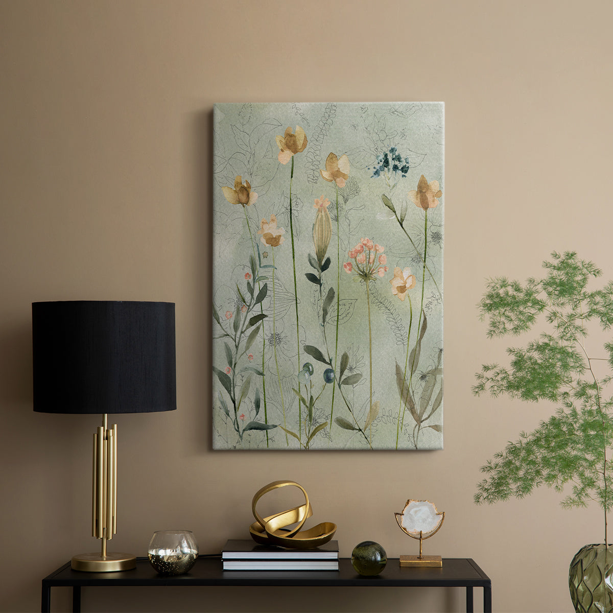 Botanical Sketchbook - Canvas Art Print
