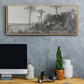 On the Coast of Florida - Floater Framed Canvas Print