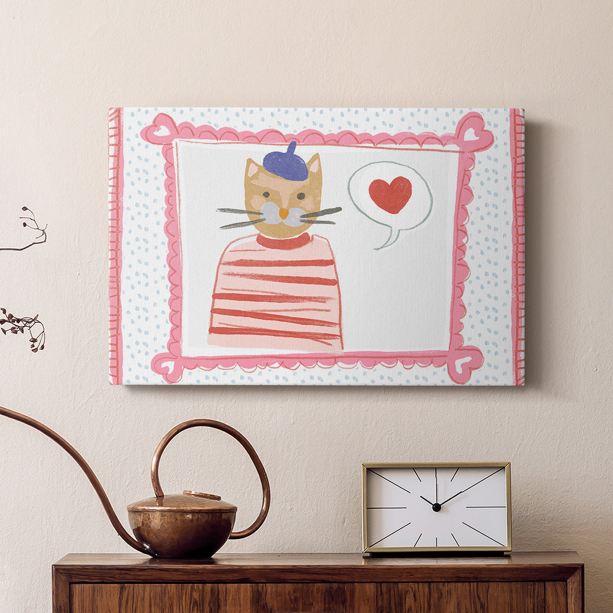 Cameo Characters Collection A - Canvas Art Print