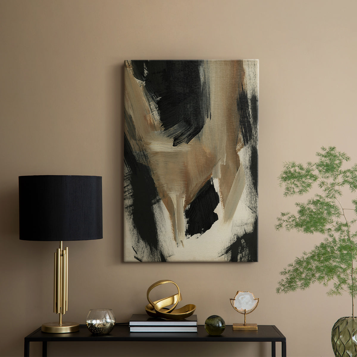 Baked Paintstrokes II - Canvas Art Print