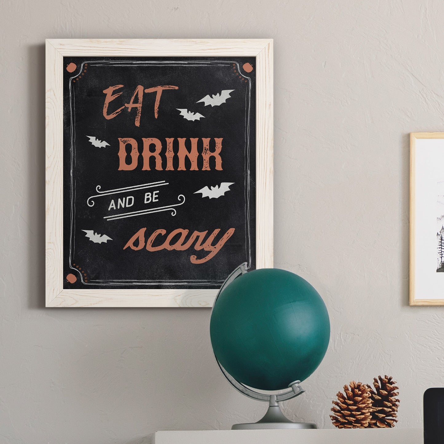 Be Scary - Premium Canvas Framed in Barnwood - Ready to Hang