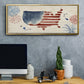 Fourth of July Collection C - Floater Framed Canvas Print