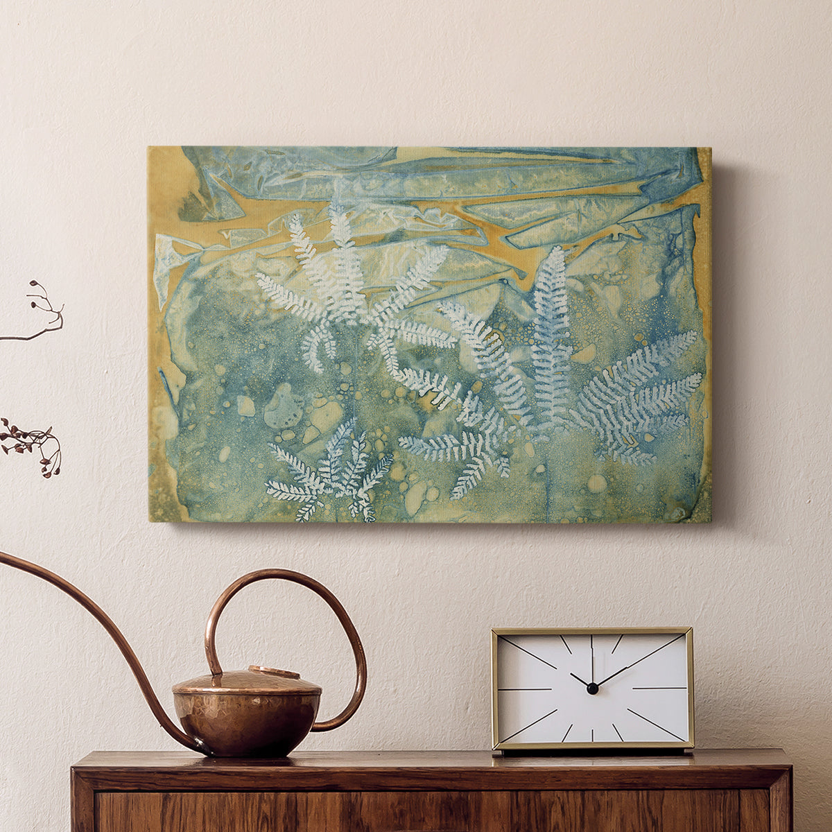 Floating Ferns - Canvas Art Print