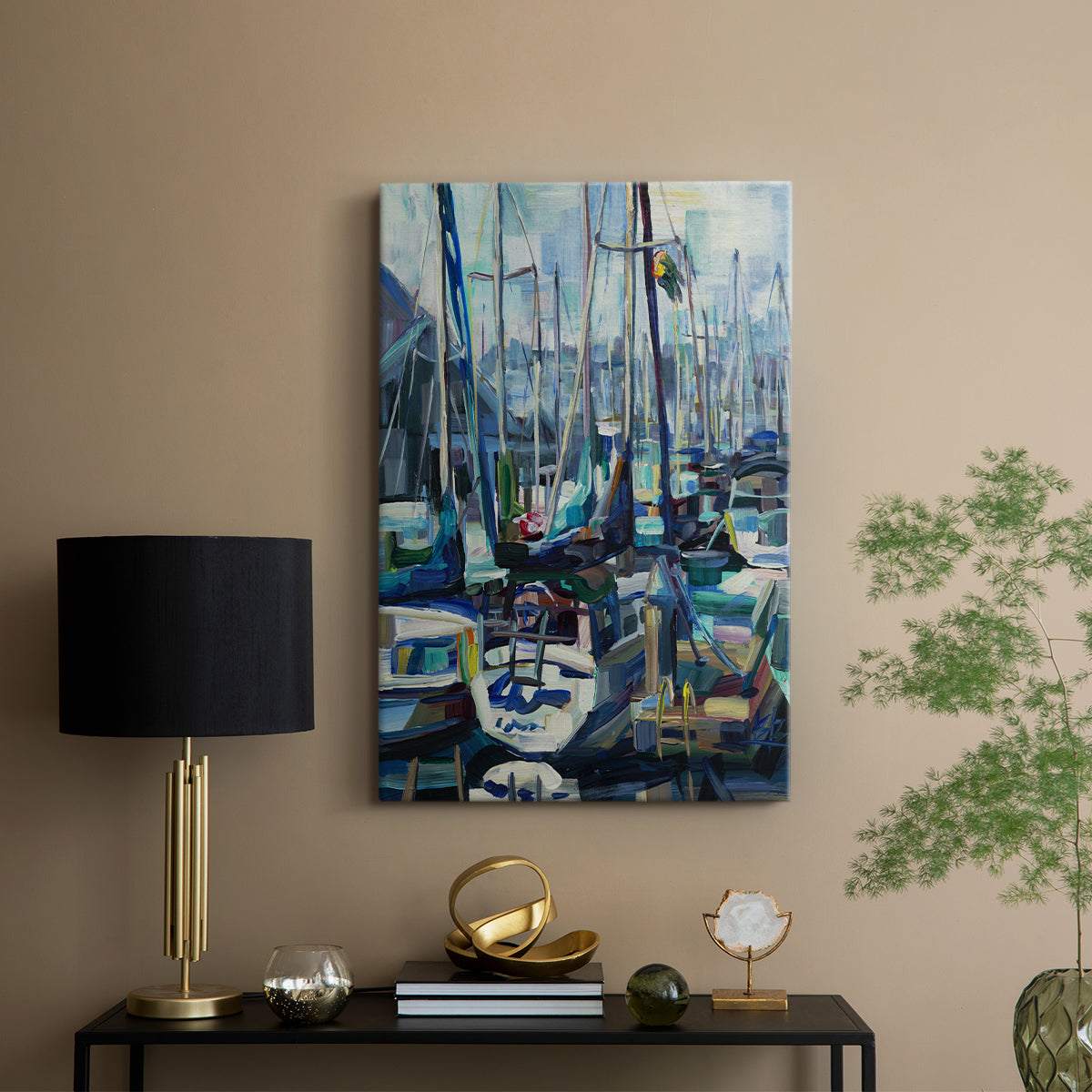 Edmonds Marina - Canvas Art Print