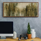 Gold City Shine - Floater Framed Canvas Print