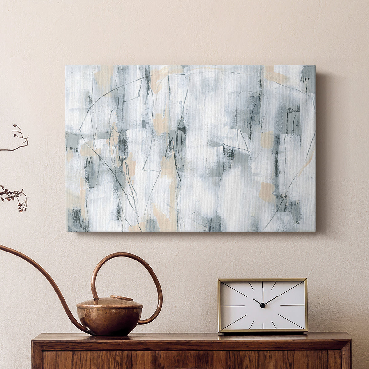 Stone Hatchmarks I - Canvas Art Print