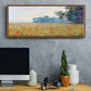 Oat and Poppy Field, 1890 - Floater Framed Canvas Print