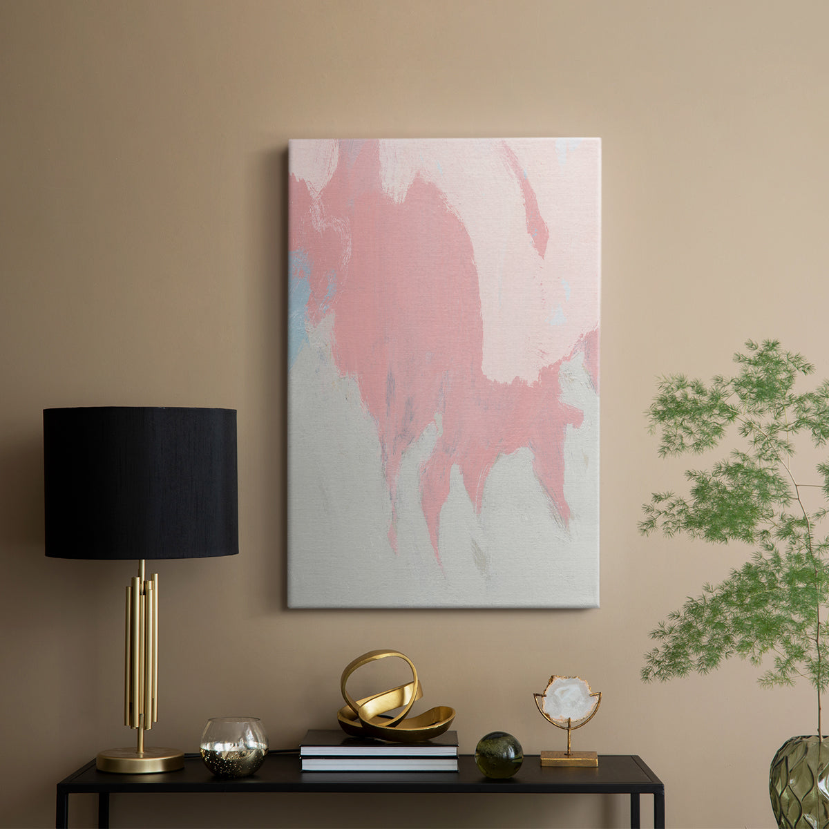 Blushing Abstract II - Canvas Art Print