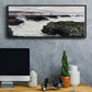 The Rocks at Pourville, Low Tide, 1882 - Floater Framed Canvas Print