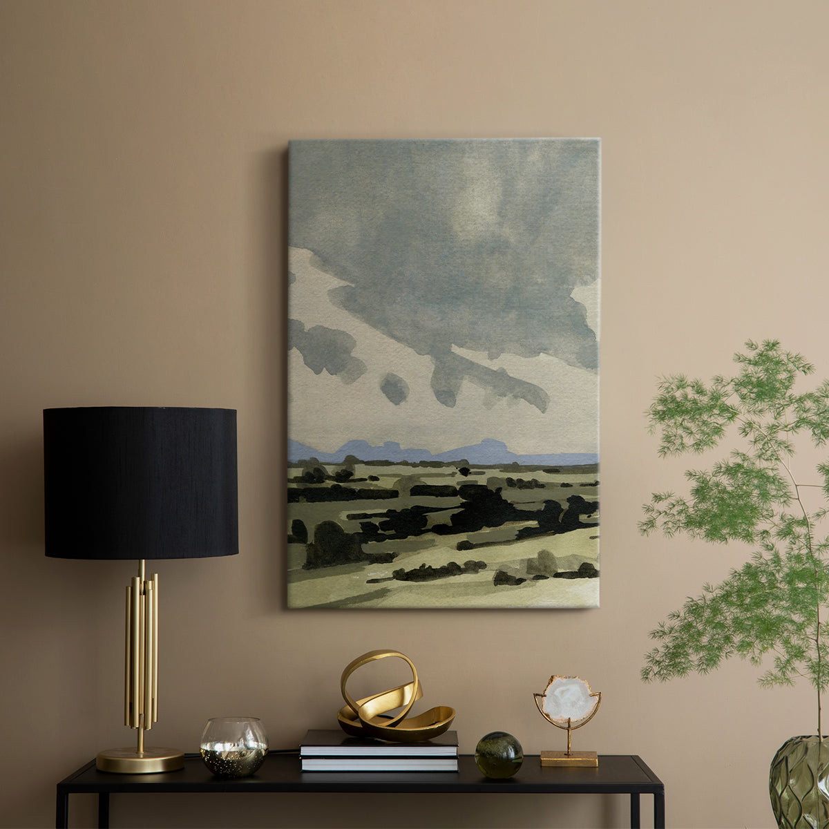 Pink Hazy Sky II - Canvas Art Print