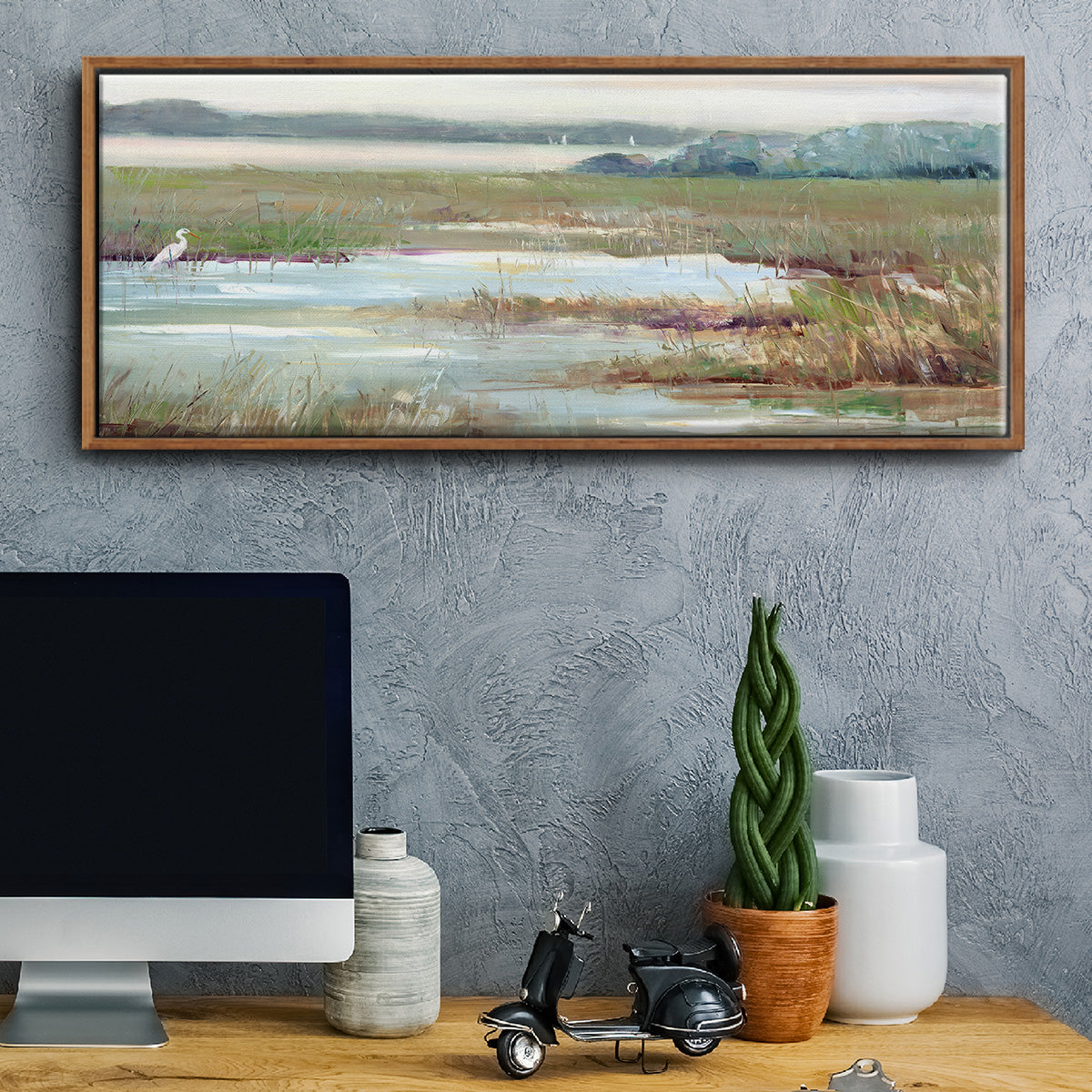 Early Morning Magic - Floater Framed Canvas Print