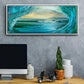 Big Wave - Floater Framed Canvas Print