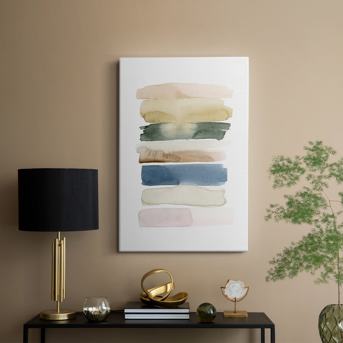 Faint Swatches II - Canvas Art Print