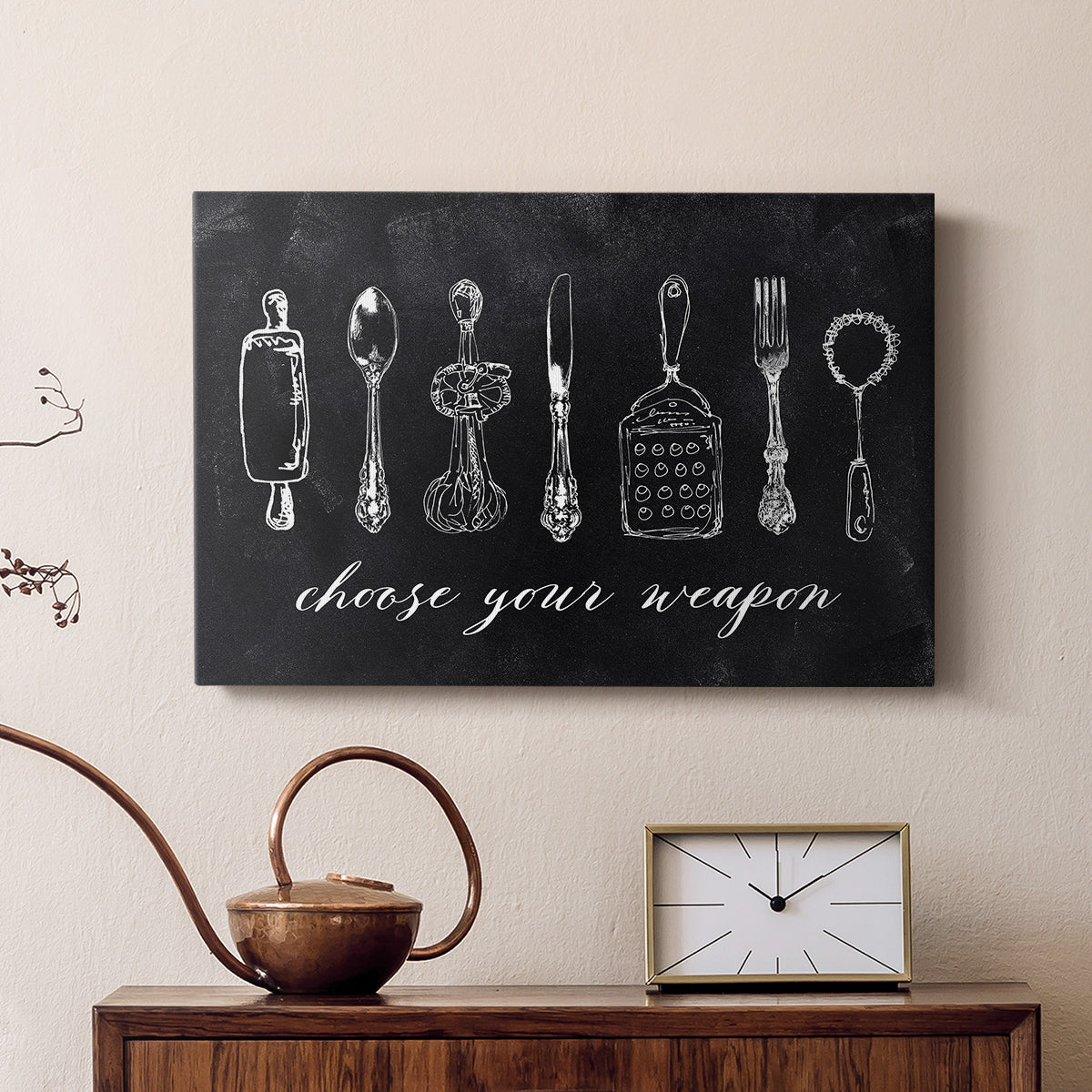 Choose Your Weapon - Canvas Art Print
